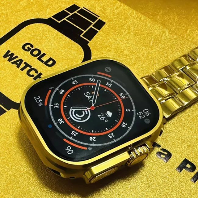 G9 Ultra Pro Gold Smart Watch para homens